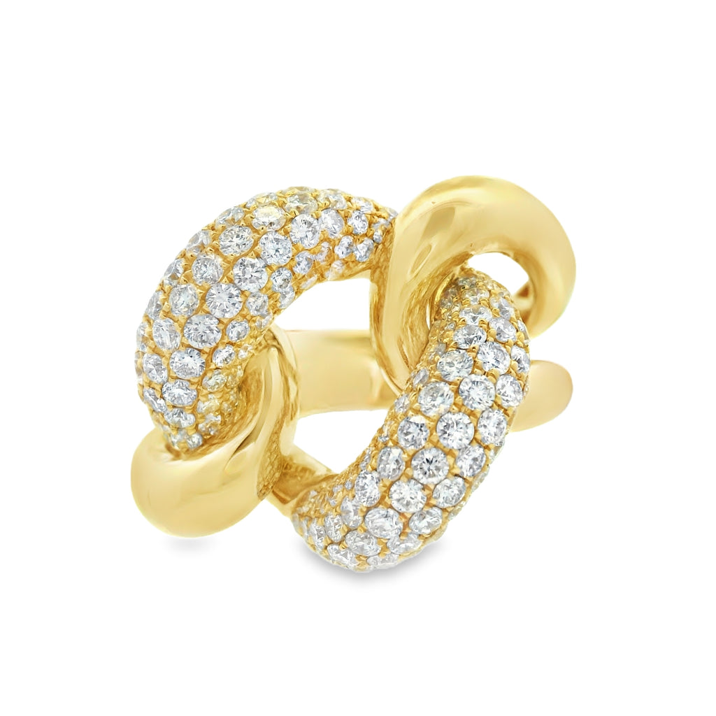 RETRO KNOT DIAMOND RING