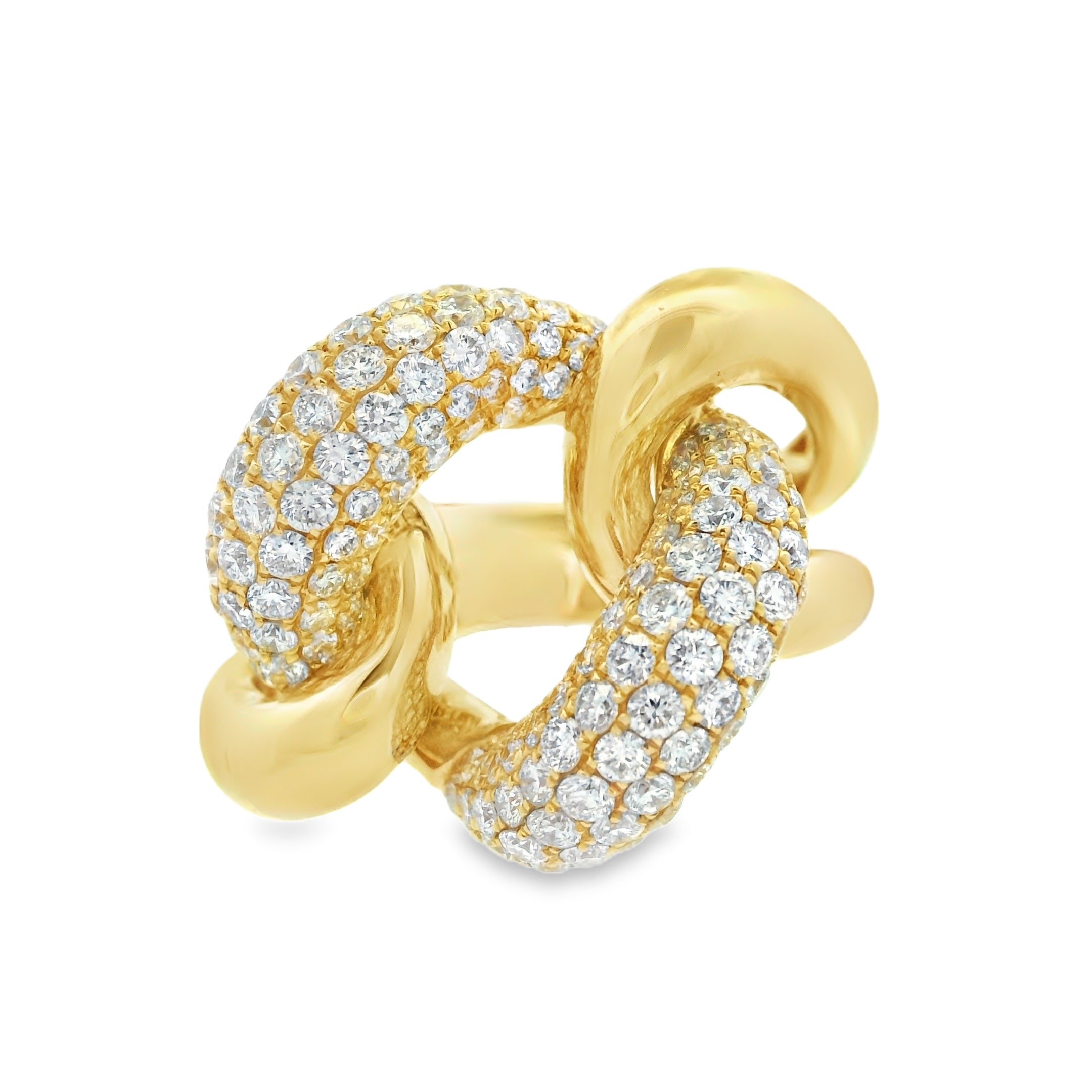 RETRO KNOT DIAMOND RING