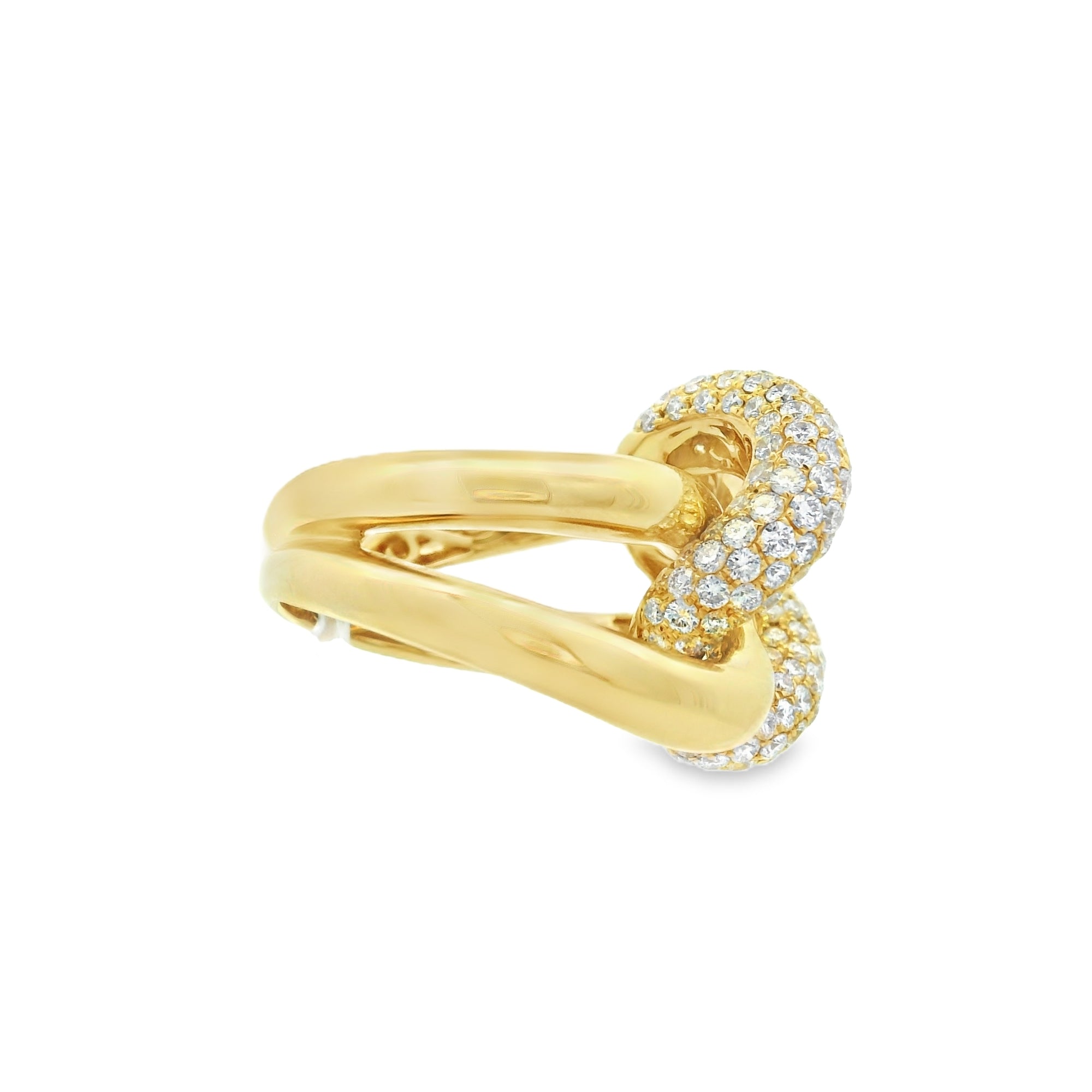 RETRO KNOT DIAMOND RING