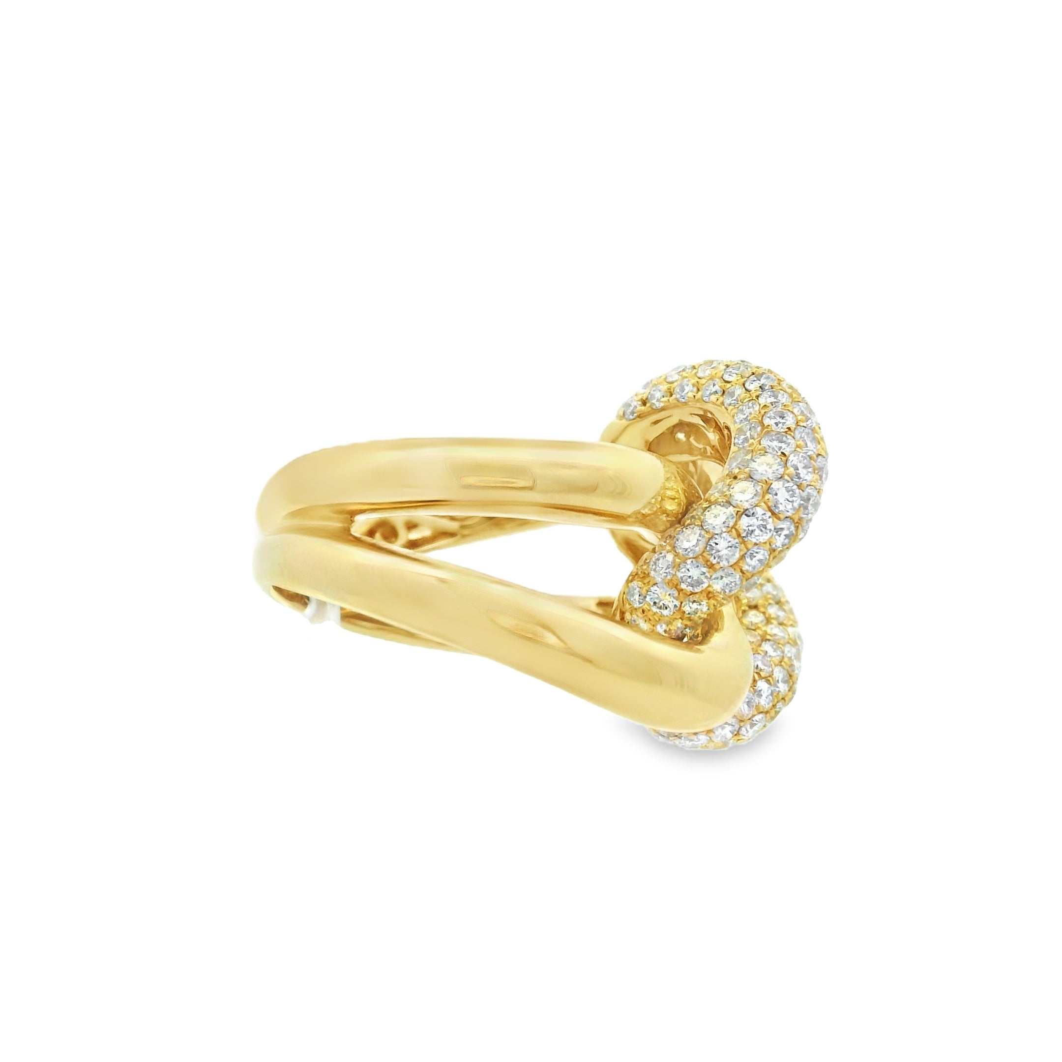 RETRO KNOT DIAMOND RING