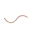 CLASSIC OVAL RUBIES AND DIAMONDS BRACELET