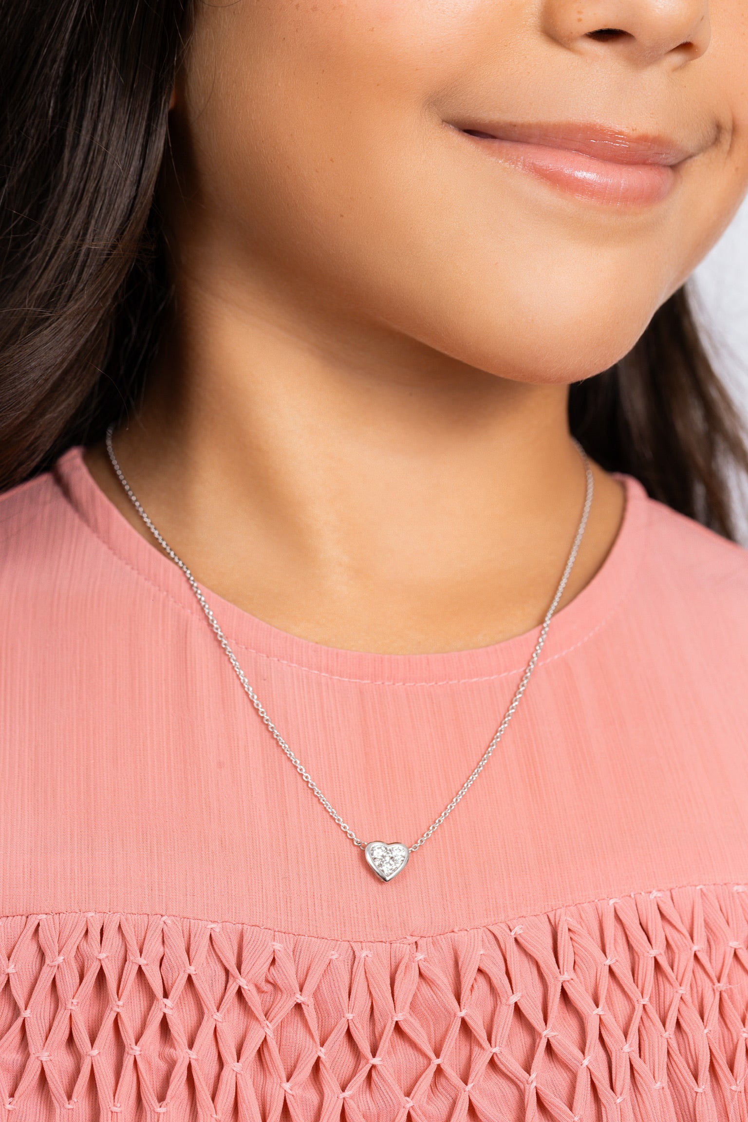 DIAMOND HEART NECKLACE