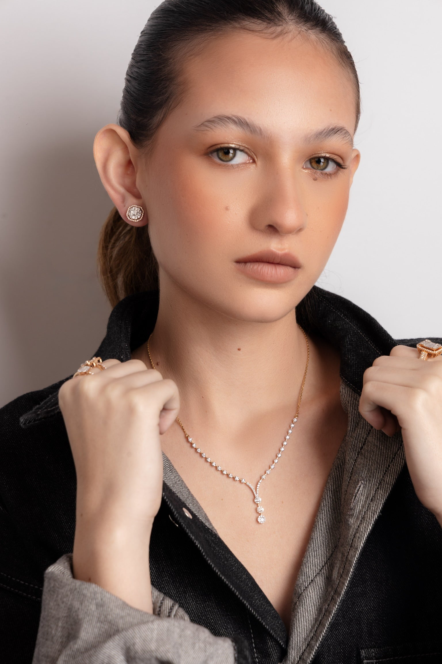 LONG DIAMOND NECKLACE