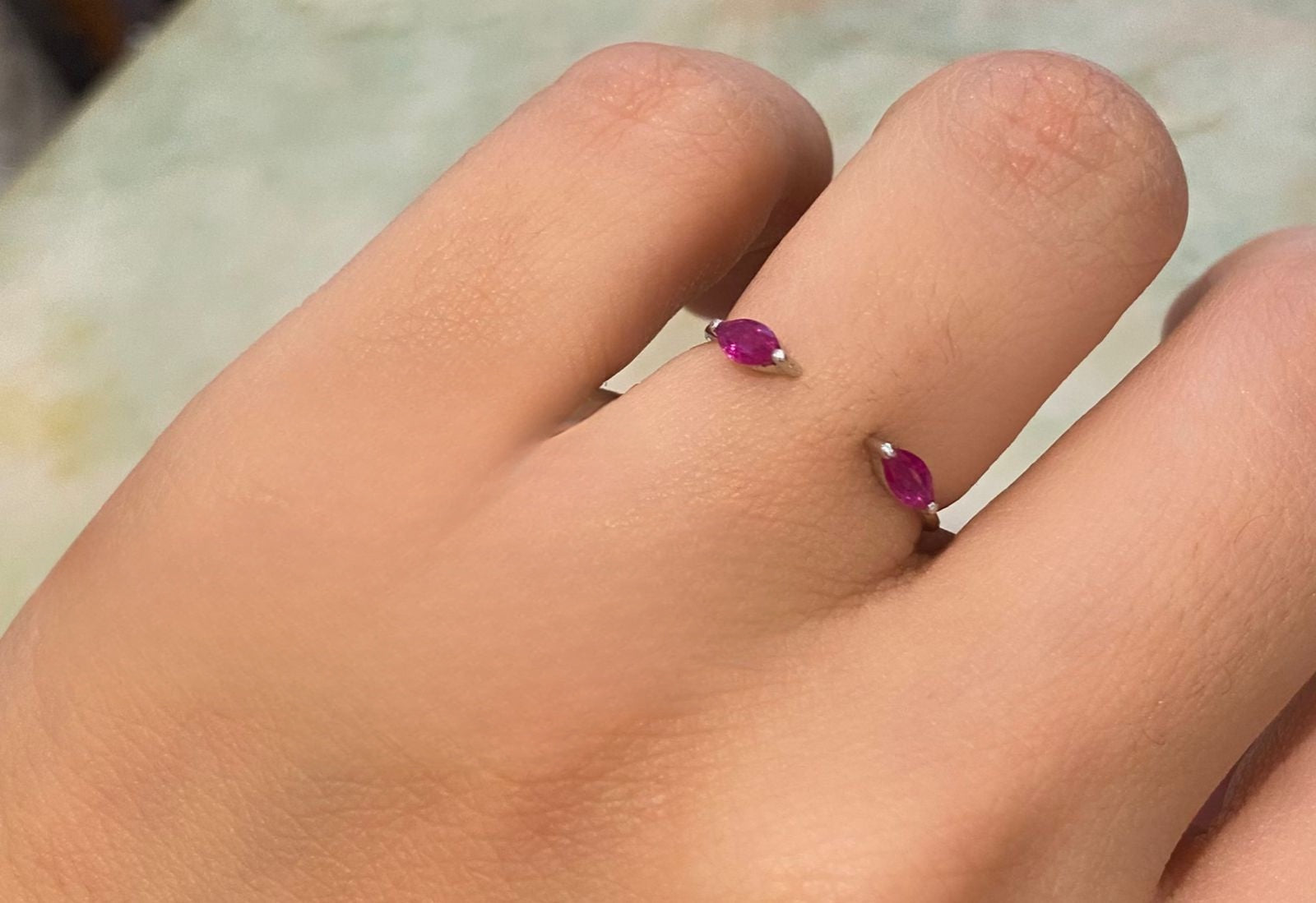 TWO RUBY RING