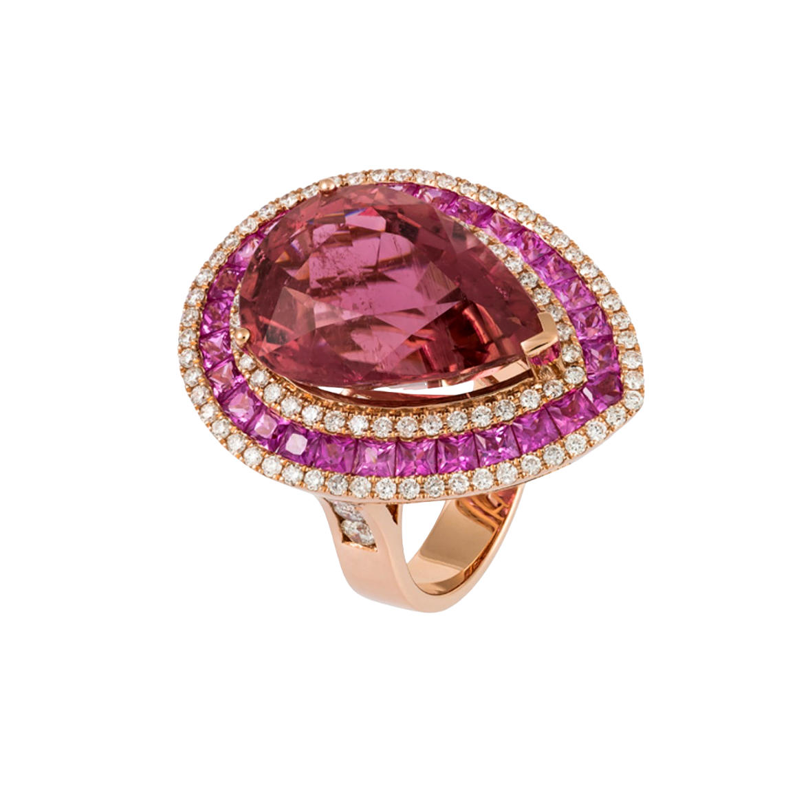 PINK DROP RING